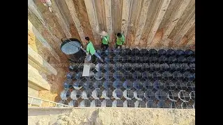 C&ocirc;ng nghệ x&acirc;y dựng gia c&ocirc;ng nền m&oacute;ng bằng phễu nhựa Topbase