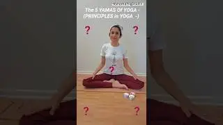 YAMAS/PRINCIPLES in YOGA ? #yoga #pose #fitness #wellness #yogaathome #yogapractice #mindfulness