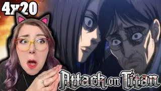 ПОТРЯСАЮЩИЙ ПЛАН ЭРИН!? - АТАКА ТИТАН 4 СЕЗОН 20 ЭПИЗОД | ZAMBER REACT