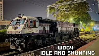KJM WDG4 12107 Shunting at Yesvantpur | Striking Livery & Notch Up Sounds | Indian Railways