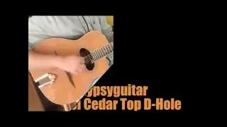 Aiersi D-Hole Cedartop - gypsyguitar.de