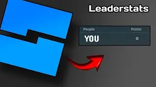 HOW TO ADD LEADERSTATS IN ROBLOX STUDIO