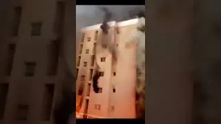 Kuwait fire in building #mangafans #fire #fireworks #kuwait #kuwaitnews #kuwaitcity #death #best #ne
