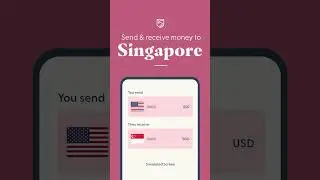 🇸🇬 Now you can send and receive money in Singapore with Remitly | Try Remitly  app today!