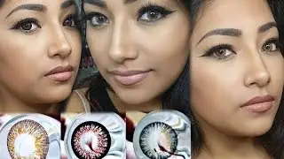 PinkyParadise Contact Lenses Review + Demo + Try On 6hour Update