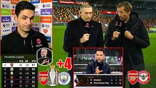 ONLY FOUR POINTS in the Title Race 🔥 Brentford vs Arsenal 1-1 Arteta Furious 