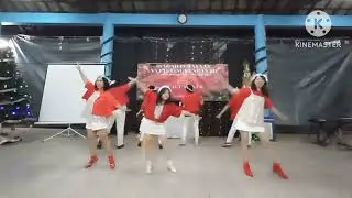 Santa is Coming Tonight line dance at Christmas celebration Nirwana Executive BB 10012026