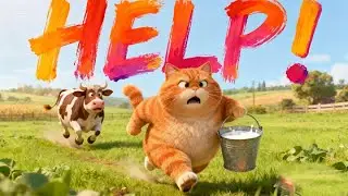 From Thief to Mafia Boss: Cat Raised 3 Lions as Bodyguards! 💪🔥 #cat #lion  #funny  #aicats #cute