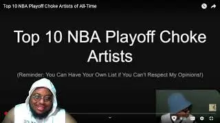 Top 10 NBA Playoff Choke Artists of All-Time | REACTION | @mavericktheenigma9765​