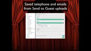Save telephone and emails from uploads