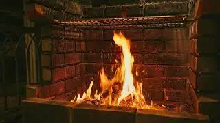 10 HOURS Relaxing Fireplace &bull; Burning Fire Crackling Ambience (No Music) UHD