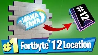 Fortbyte #12 Location - Accessible By Using The Nana Nana Spray Inside A Molten Tunnel - Fortnite
