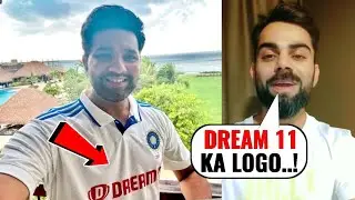 New Team India Test Jersey DREAM 11 Logo Is Not Looking Good In Blue And White Combination 🥵