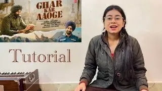 Ghar Kab Aaoge - Harmonium/Piano Notes with Aalap | Border 2 | Trending Song