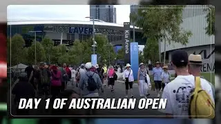 Sudden downpour sends fans scurrying for cover on first day of Australian Open | ABS-CBN News
