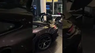 Porsche GT3 RS in Carbon grey metallic #car #porsche #porschegt3rs #trendingshorts