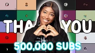 500k subs... THANK YOU!!