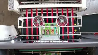 1224 5-color vacuum transfer printer slotter die cutter with stacker