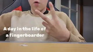 A day in the life of a (high level) fingerboarder