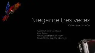 Silvestre Dangond - Niégame tres veces (Pista sin acordeón para ensayar)