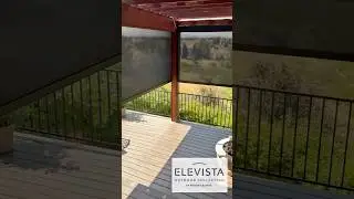 Elevista Zip Shades by Budget Blinds - Protection from the sun, wind, bugs, and the elements!
