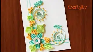 How to make Paper Quilling Birthday Card for Best friends // Handmade Beautiful card Tutorial