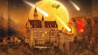 Cinematic editing in photoshop. The Earth is destroyed by aliens - COMPUSIR