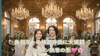 角野隼斗の結婚発表に大興奮💍🎉✨ファン歓喜の嵐🌸💖🌟