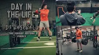 Day In The Life of a D3 Baseball Player - The Friday Before Finals