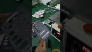 Electrical button screen printing machine. Chassis back cover panel screen printing machine