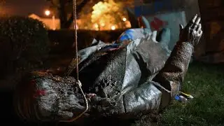 TRUMP TO REINSTALL THE TOPPLED STATUE OF CONFEDERATE GENERAL & KLAN LEADER ALBERT PIKE IN D.C.