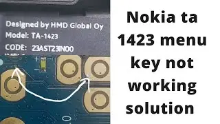 nokia ta 1423 menu key not working solution! nokia ta 1423 menu key ways! nokia ta 1423 keypad ways