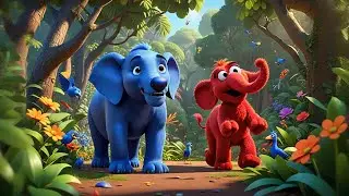 Elephant Colors Rhyme | Fun Elephant Song for Kids | Learn Colors with Elephants