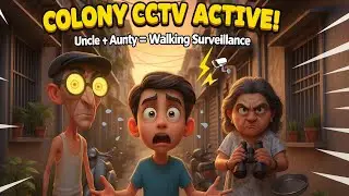 Colony ke Uncle Aunty =Walking CCTV 🤣 | Hindi Relatable Story | Hindi Story 