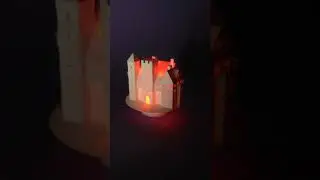 Micro Tiny Castle 2017 w color changing tea light