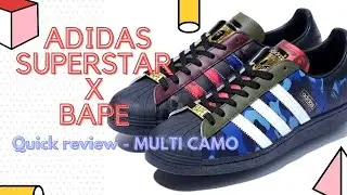 BAPE ADIDAS SUPERSTAR 2021 UNBOXING REVIEW