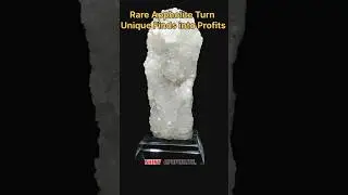 Natural Shiny Apophyllite Flower Point &ndash; Perfect for Gemstone Specimen Collection 190 gram  $35
