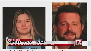 Missing Virginia teen found safe, suspected abductor in custody