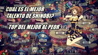 cual es el mejor talento principal actualmente ? parte 2  #shinobiwarfare  Shinobi Warfare