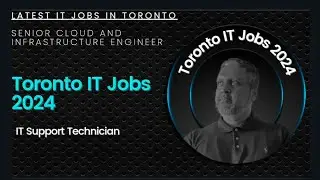 IT Jobs Toronto 2024 | New IT Job | IT Support Technician | Job link in Comments Section