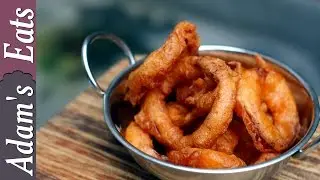 Beer battered fried onion rings recipe | How to make fried onion rings