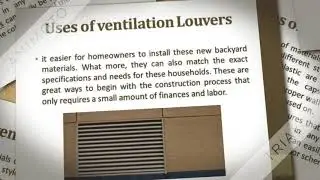 uses of ventilation louvers 720p