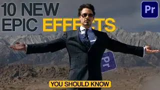 10 NEW EPIC EFFECTS and TRANSITIONS in Adobe PREMIERE | Tutorial