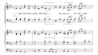 Christ Is Our Cornerstone, Stopford Score