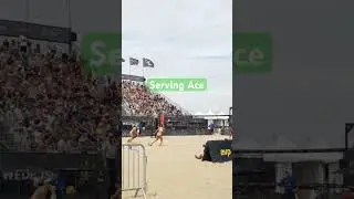 Sizzling Action at the AVP Manhattan Beach Open#volleyballplayer #volleyball #beachvolleyball