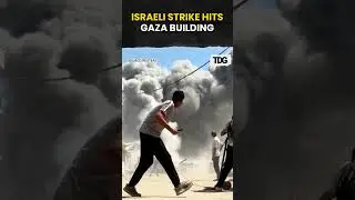 #watch | Israeli Airstrike Hits Residential Building in Gaza City | #shorts #israelairstrikes #gaza
