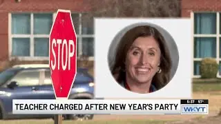 Teacher charged after New Years' Eve party
