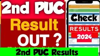 2nd puc result 2024|2nd puc result 2024date| Karnataka| how to check 2nd puc result 2024