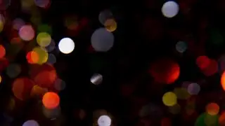 Colorful Blurry Lights Bokeh Background | 4K Sparkling Dynamic Particles | Free Royalty-Free Video