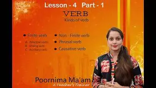 Verb and its kinds ( L 4 : P 1 )